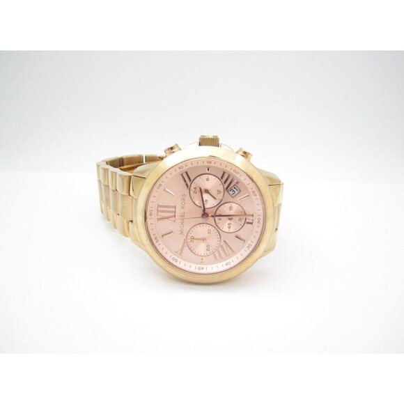 Women Michael Kors Chrono Quartz WR Analog 43mm Dial Causal Round Watch (G416) - Picture 8 of 11